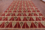 Modern Handmade Wool Rug - 9' 10" X 14' 3" - Golden Nile