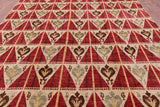 Modern Handmade Wool Rug - 9' 10" X 14' 3" - Golden Nile
