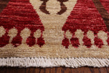 Modern Handmade Wool Rug - 9' 10" X 14' 3" - Golden Nile