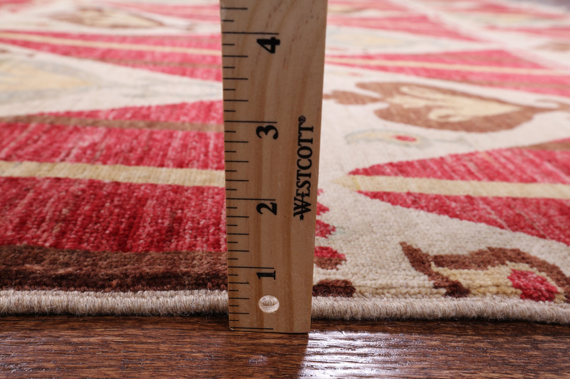 Modern Handmade Wool Rug - 9' 10" X 14' 3" - Golden Nile