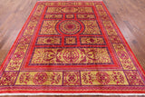 William Morris Hand Knotted Area Rug - 8' 1" X 10' 4" - Golden Nile