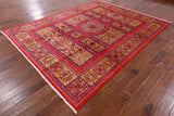 William Morris Hand Knotted Area Rug - 8' 1" X 10' 4" - Golden Nile