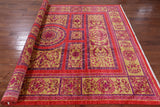 William Morris Hand Knotted Area Rug - 8' 1" X 10' 4" - Golden Nile