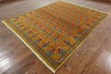 Hand Knotted Arts & Crafts Oriental Area Rug 8 X 10 - Golden Nile