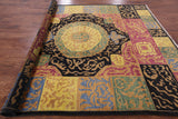Persian Gabbeh Hand Knotted Wool Area Rug - 8' 3" X 9' 8" - Golden Nile