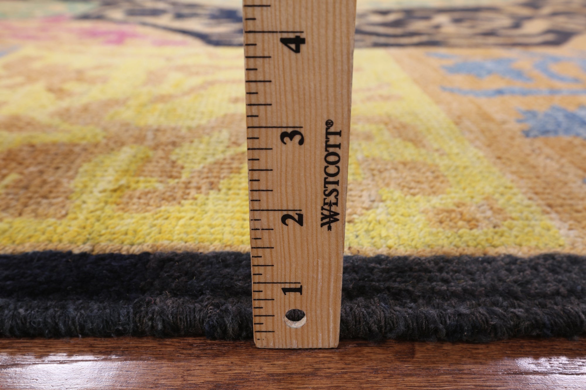 Persian Gabbeh Hand Knotted Wool Area Rug - 8' 3" X 9' 8" - Golden Nile