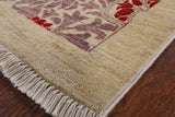 William Morris Handmade Wool Area Rug - 6' 1" X 8' 10" - Golden Nile