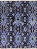 Ikat Handmade Wool Area Rug - 7' 10" X 10' 6" - Golden Nile