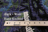 Ikat Handmade Wool Area Rug - 7' 10" X 10' 6" - Golden Nile