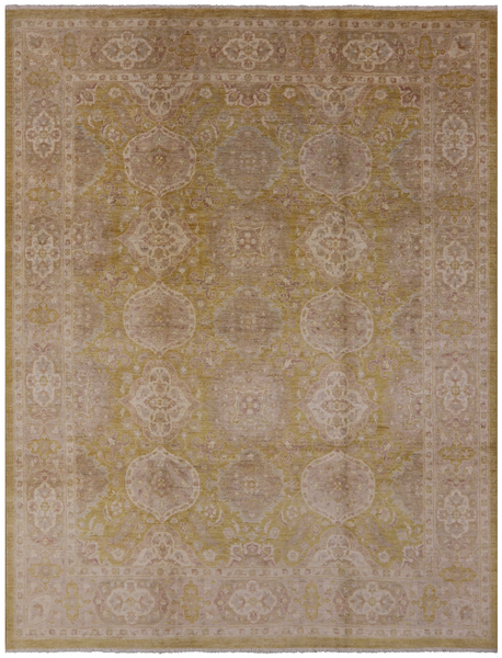 Persian Hand Knotted Wool Area Rug - 8' 2" X 10' 8" - Golden Nile