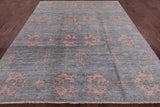 Grey Modern Hand Knotted Area Rug - 8' 3" X 10' 0" - Golden Nile