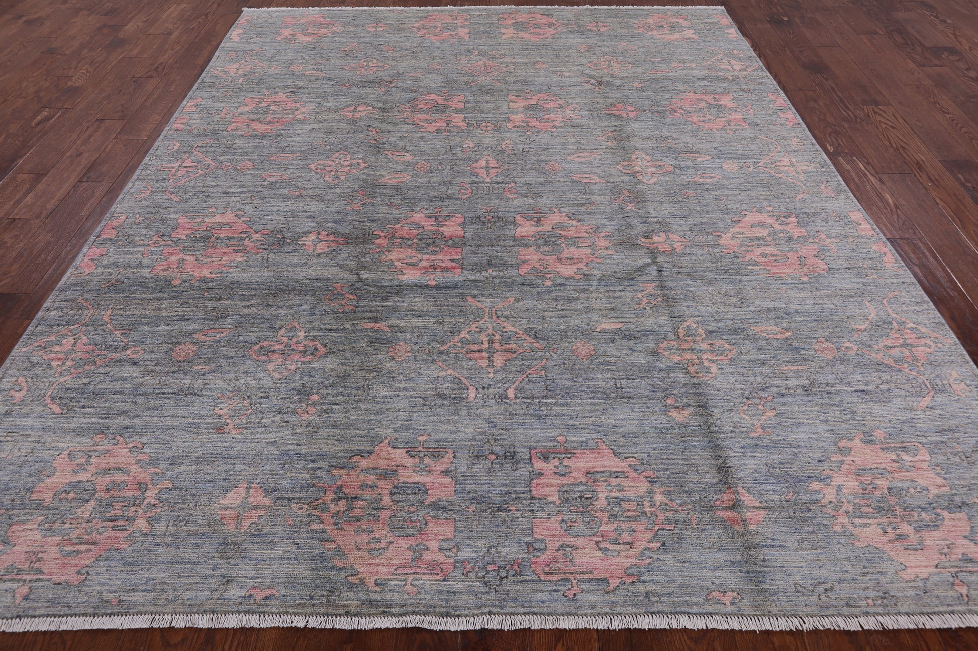 Grey Modern Hand Knotted Area Rug - 8' 3" X 10' 0" - Golden Nile