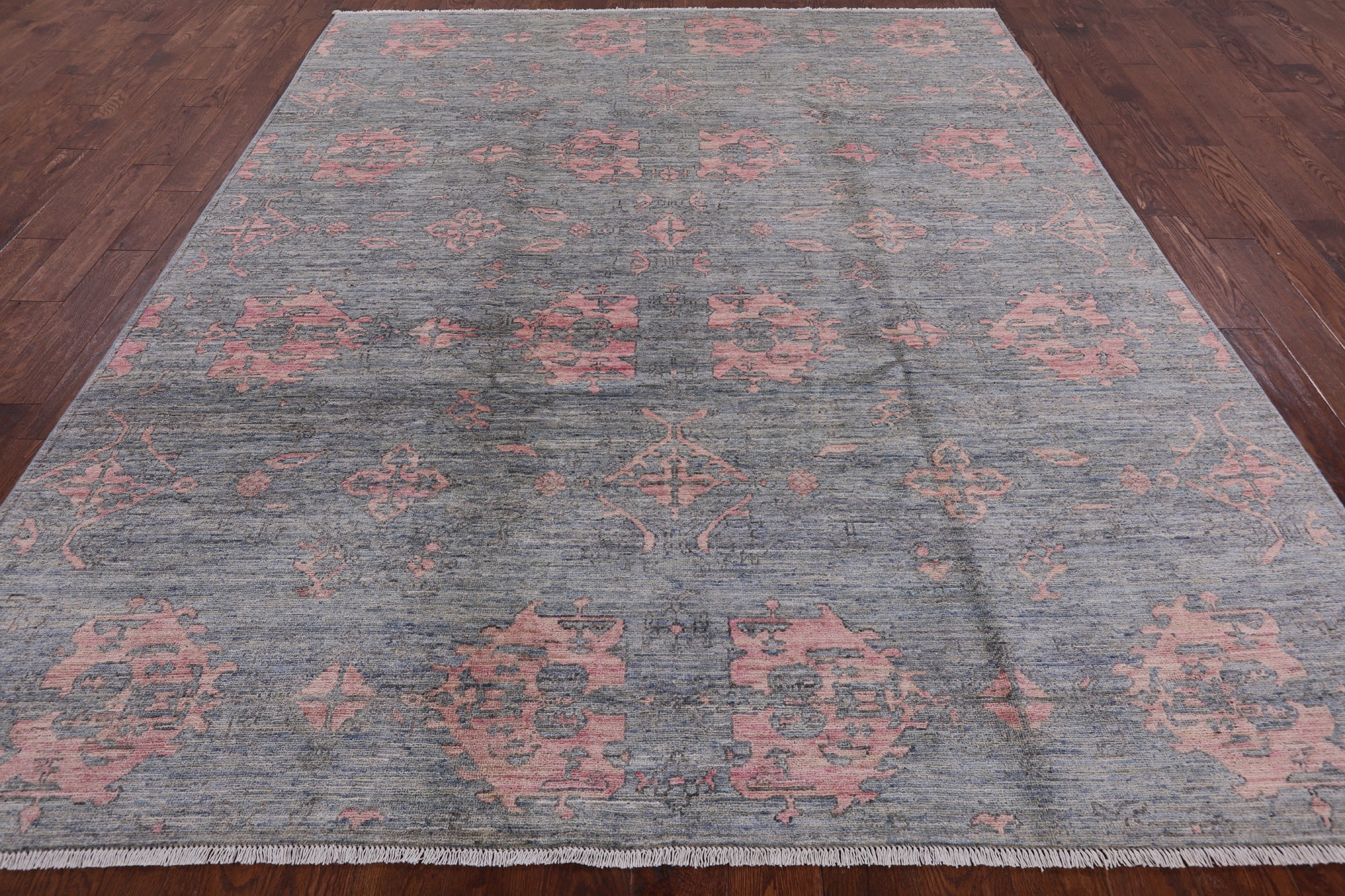 Grey Modern Hand Knotted Area Rug - 8' 3" X 10' 0" - Golden Nile