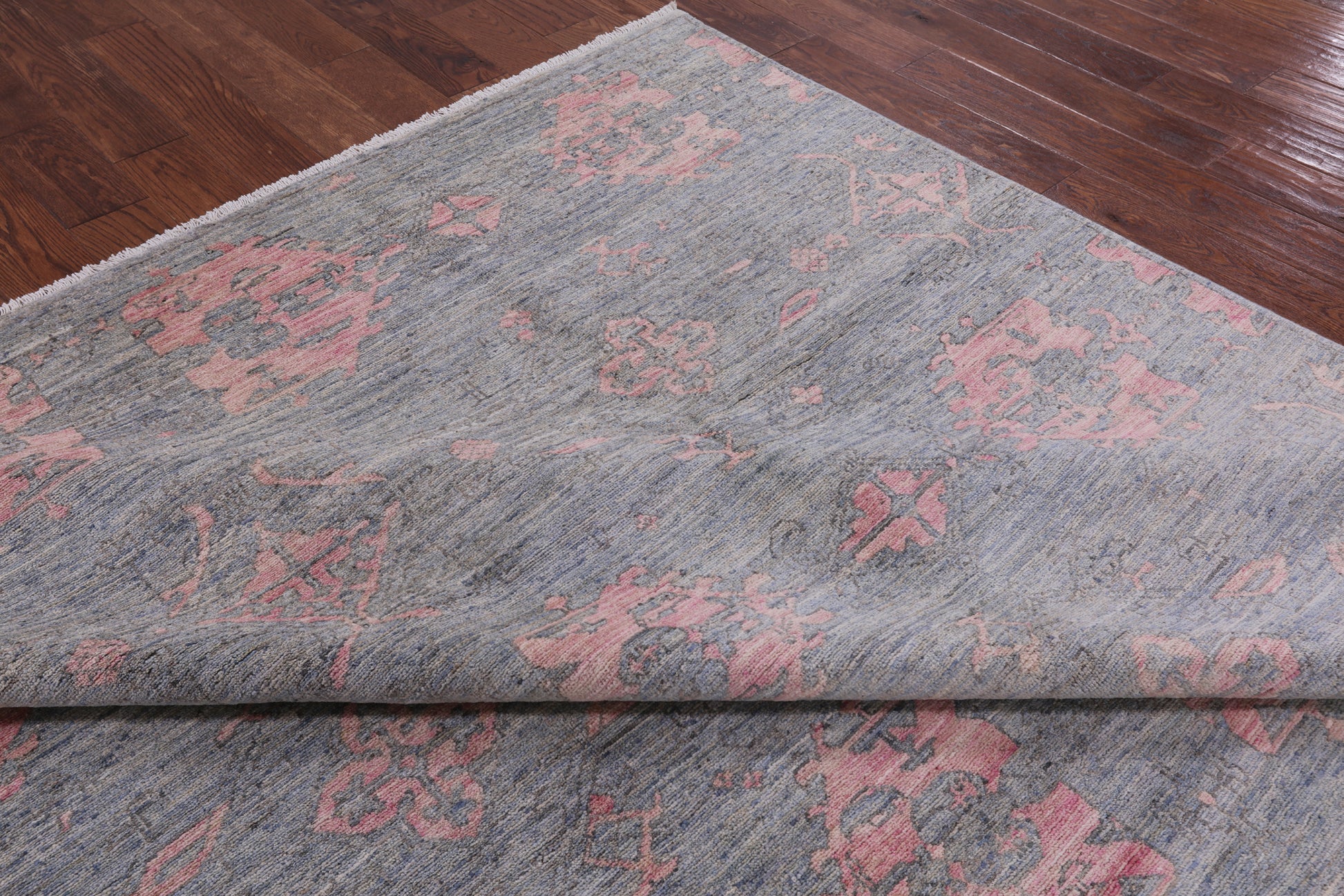 Grey Modern Hand Knotted Area Rug - 8' 3" X 10' 0" - Golden Nile
