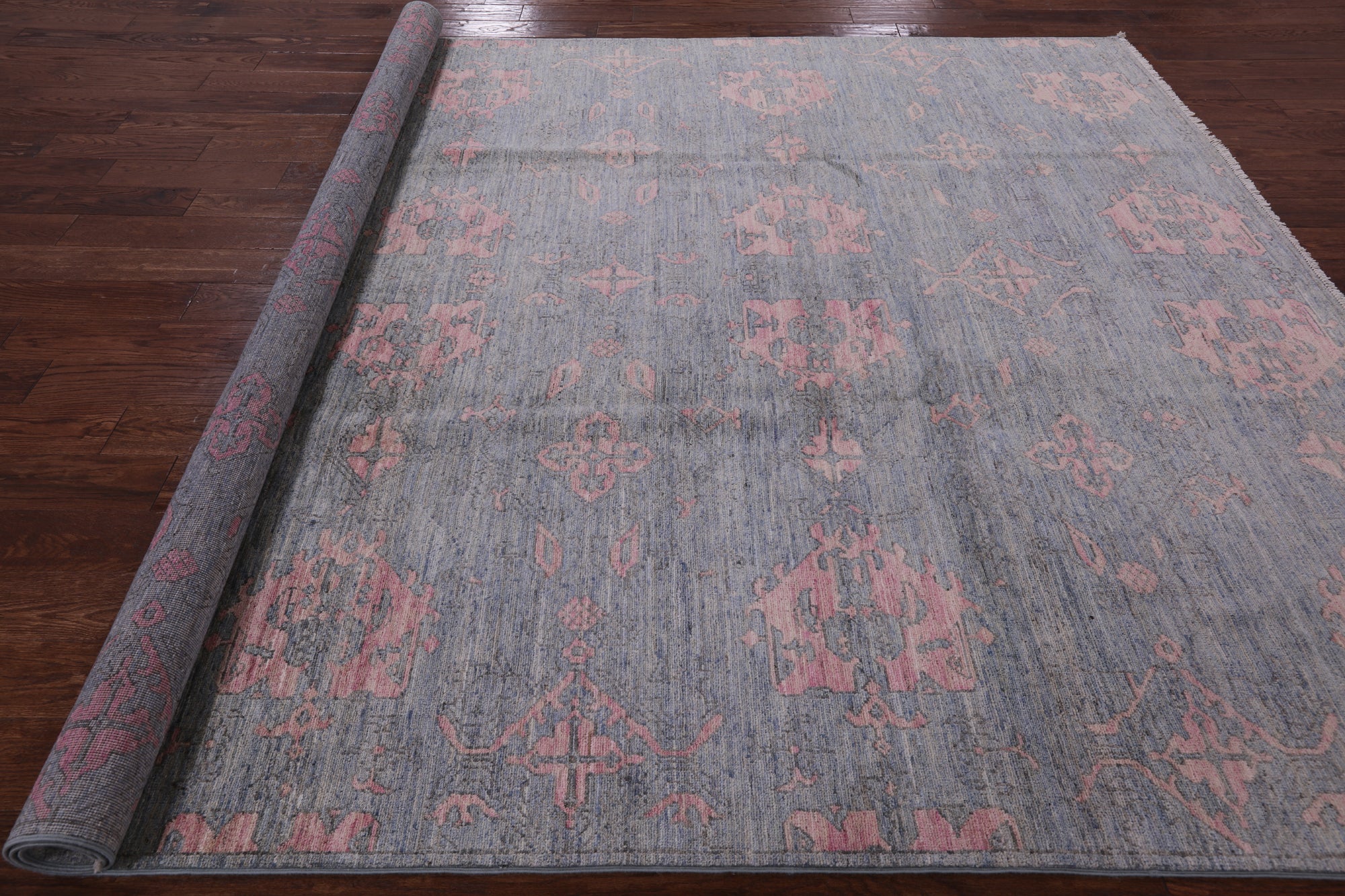 Grey Modern Hand Knotted Area Rug - 8' 3" X 10' 0" - Golden Nile