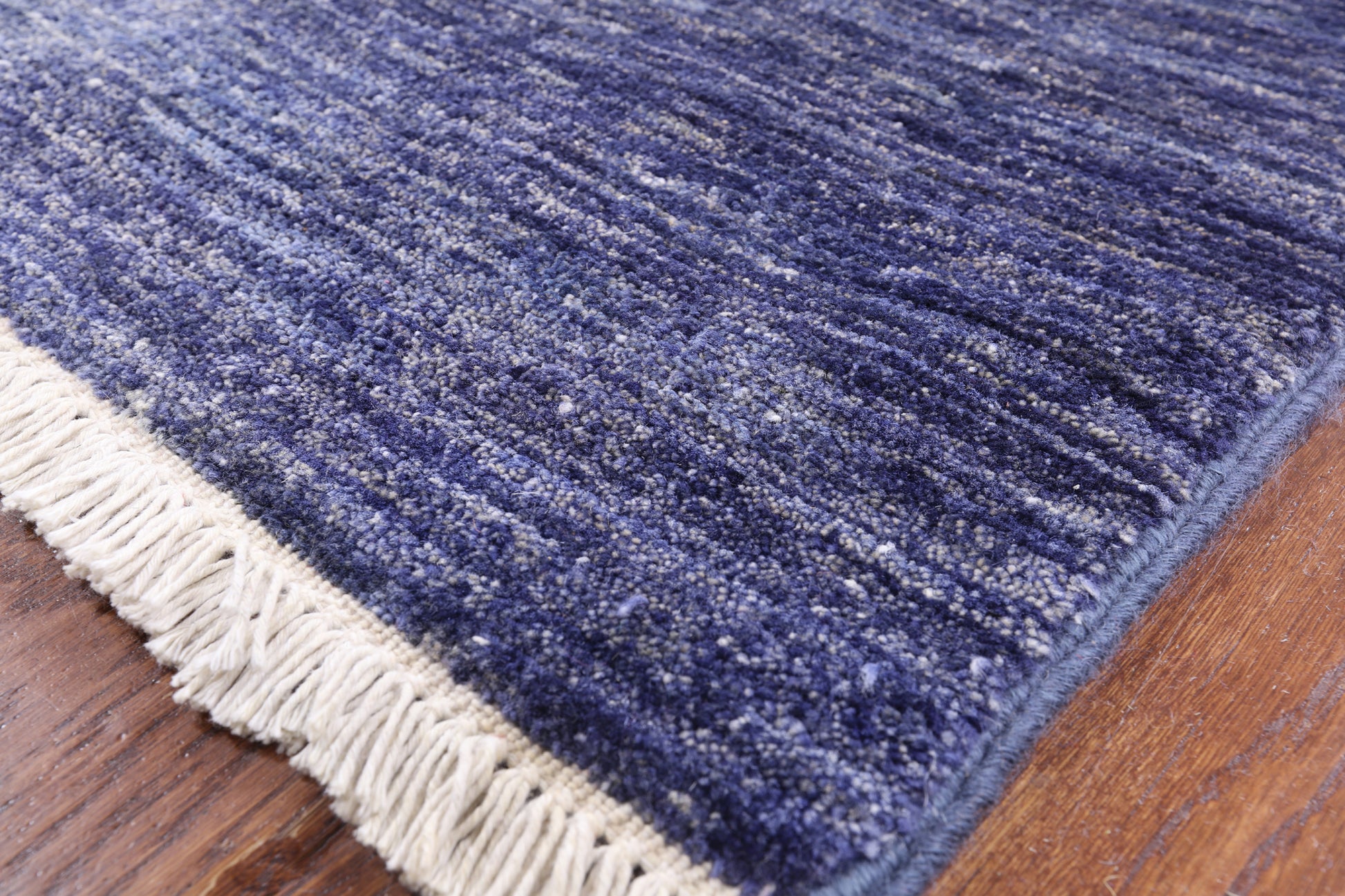 Purple William Morris Hand Knotted Wool Area Rug - 9' 2" X 12' 9" - Golden Nile