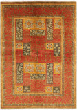 William Morris Hand Knotted Wool Area Rug - 6' 1" X 8' 7" - Golden Nile