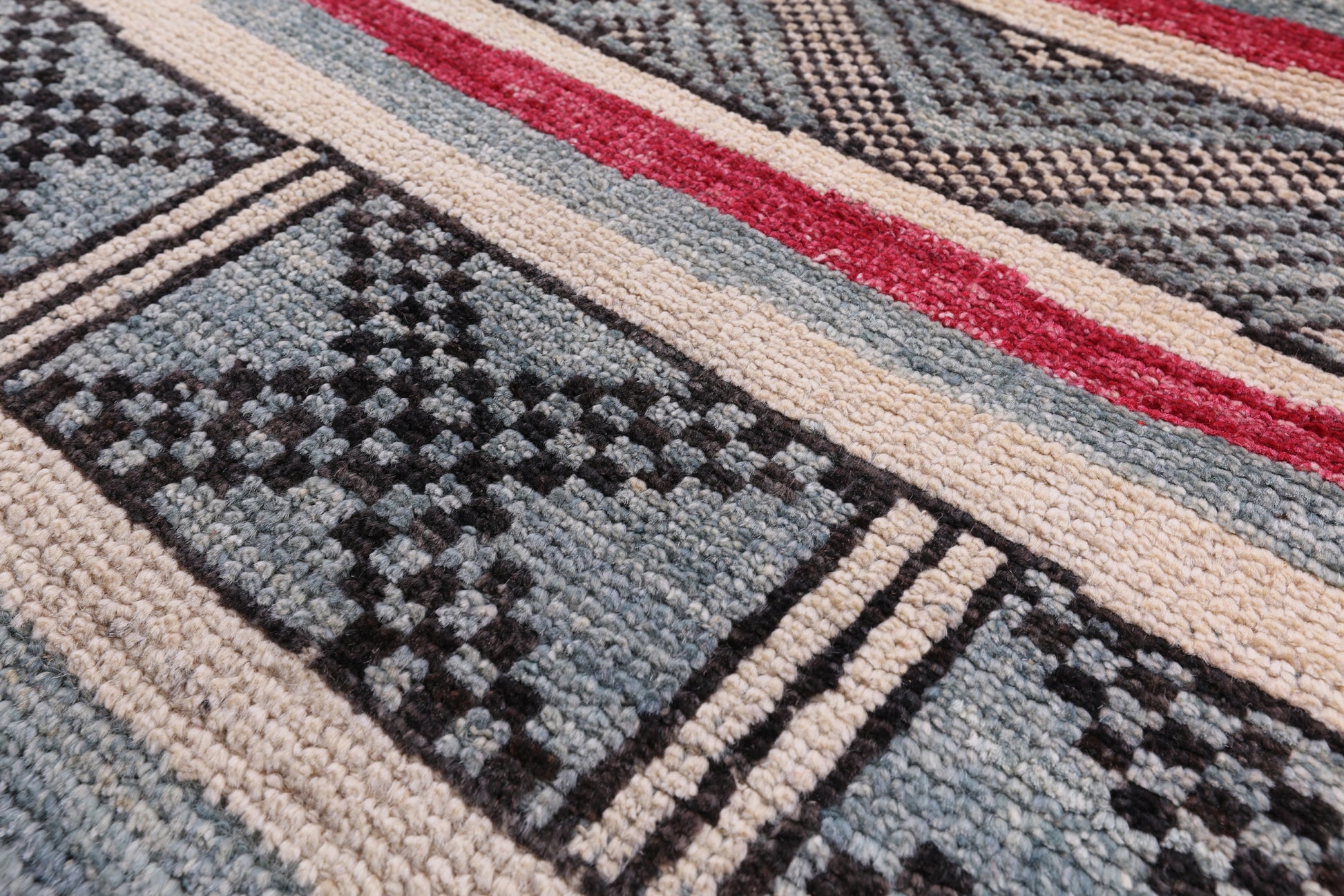 Tribal Moroccan Hand Knotted Rug - 6' 1" X 8' 8" - Golden Nile