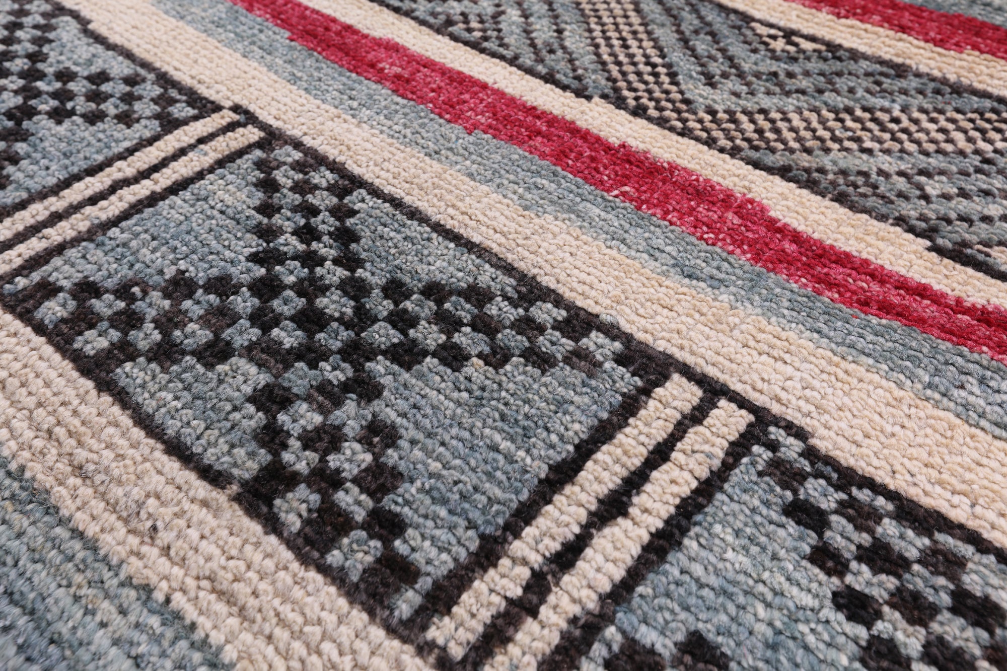 Tribal Moroccan Hand Knotted Rug - 6' 1" X 8' 8" - Golden Nile