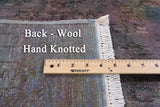Overdyed Full Pile Handmade Wool Rug - 5' 10" X 8' 3" - Golden Nile