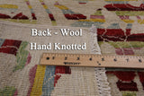 William Morris Rose Garden Handmade Wool Runner Rug - 3' 1" X 10' 0" - Golden Nile
