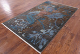 Modern Hand Knotted Wool Rug - 5' 2" X 8' 4" - Golden Nile