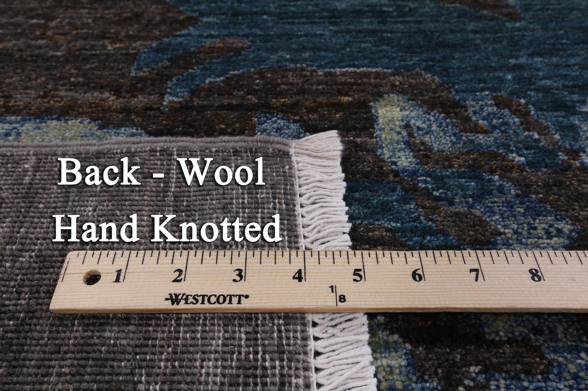 Modern Hand Knotted Wool Rug - 5' 2" X 8' 4" - Golden Nile