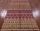Ikat Handmade Wool Area Rug - 5' 1" X 8' 3" - Golden Nile