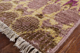 Ikat Handmade Wool Area Rug - 5' 1" X 8' 3" - Golden Nile