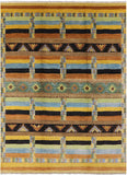 Tribal Wool Handmade Rug - 10' 4" X 13' 10" - Golden Nile