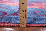 Ikat Hand Knotted Wool Area Rug - 10' 6" X 14' 1" - Golden Nile