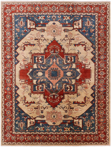 Super Fine Serapi 10 X 14 Area Rug - Golden Nile