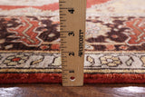 Red Geometric Persian Handmade Area Rug - 8' 1" X 9' 10" - Golden Nile