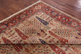Super Fine Serapi Handmade Area Rug - 8' 10" X 11' 10" - Golden Nile