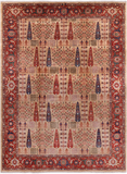 Super Fine Serapi Handmade Area Rug - 8' 10" X 11' 10" - Golden Nile