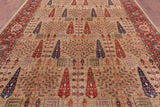 Super Fine Serapi Handmade Area Rug - 8' 10" X 11' 10" - Golden Nile