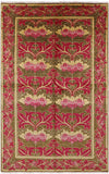 William Morris Hand Knotted Wool Area Rug - 5' 2" X 8' 1" - Golden Nile