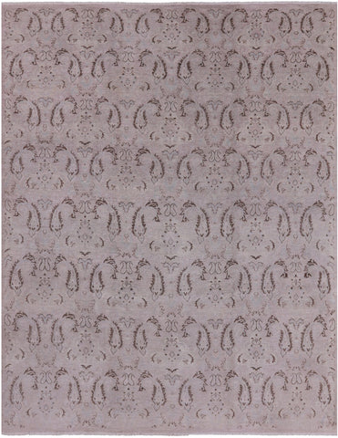 William Morris Hand Knotted Wool Area Rug - 8' 9