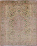 William Morris Hand Knotted Wool Area Rug - 9' 6" X 12' 0" - Golden Nile