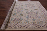 William Morris Hand Knotted Wool Area Rug - 8' 9" X 11' 10" - Golden Nile