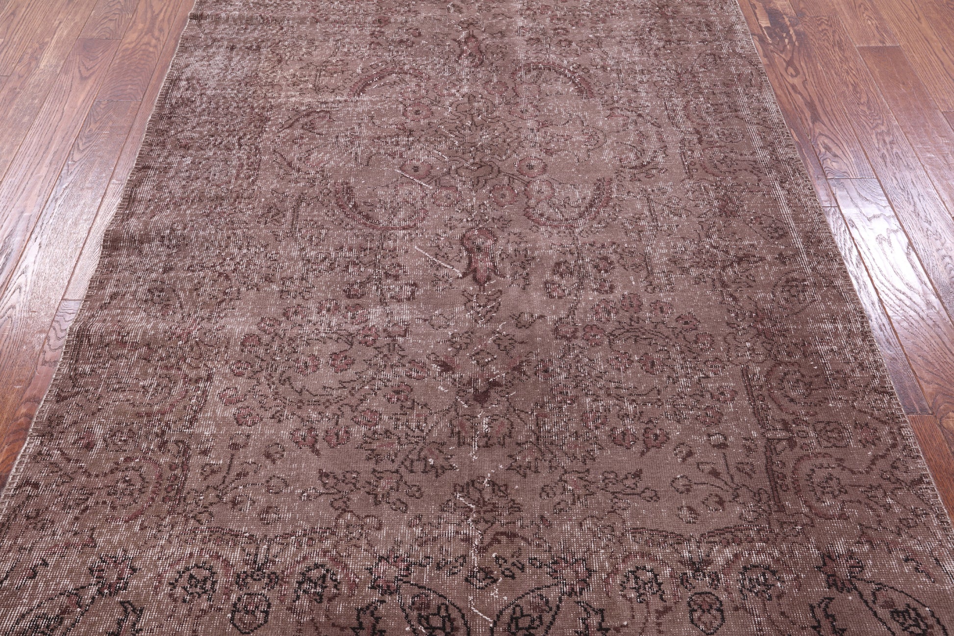 Persian Overdyed Handmade Wool Rug - 5' 7" X 9' 4" - Golden Nile