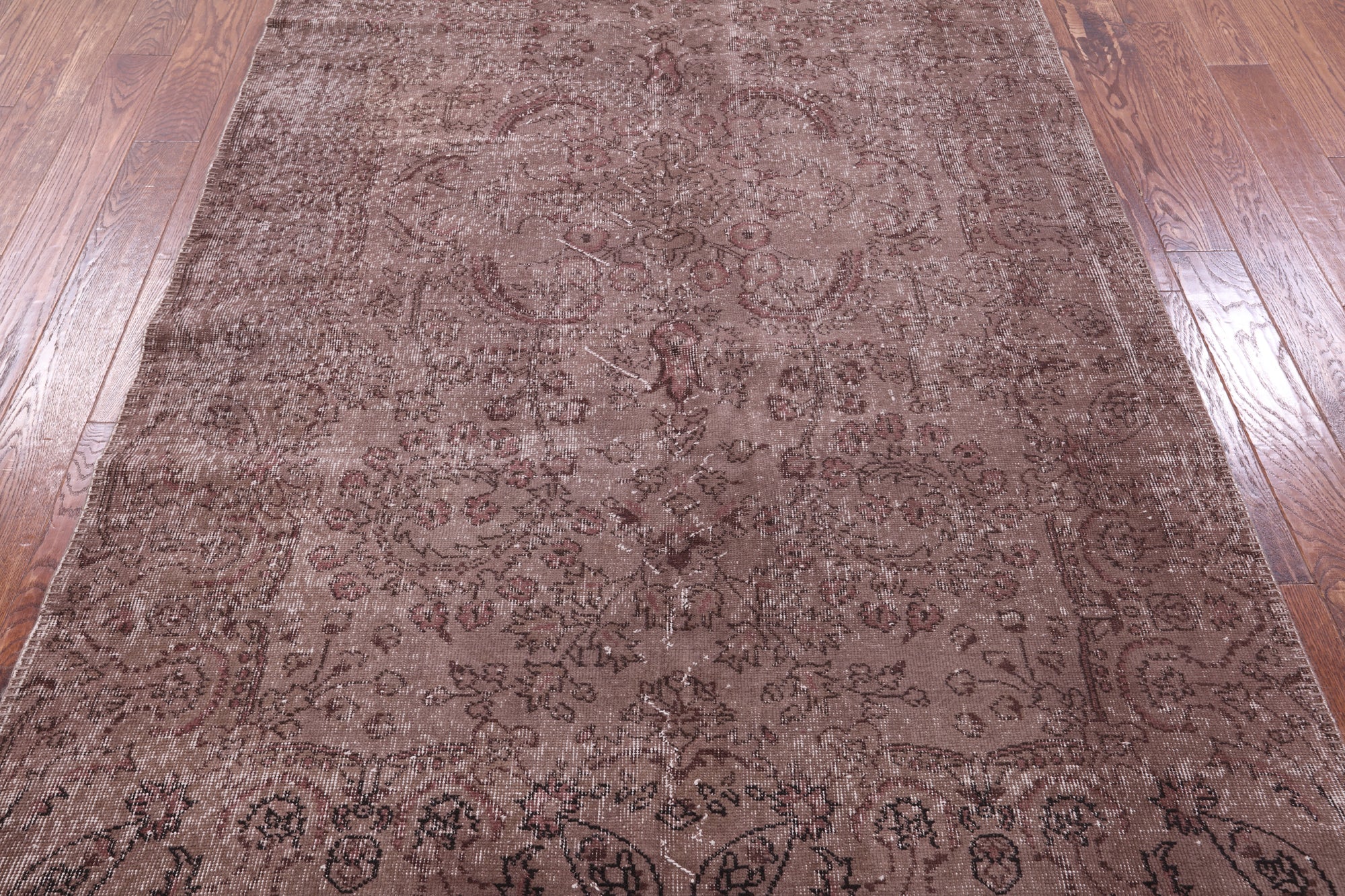 Persian Overdyed Handmade Wool Rug - 5' 7" X 9' 4" - Golden Nile