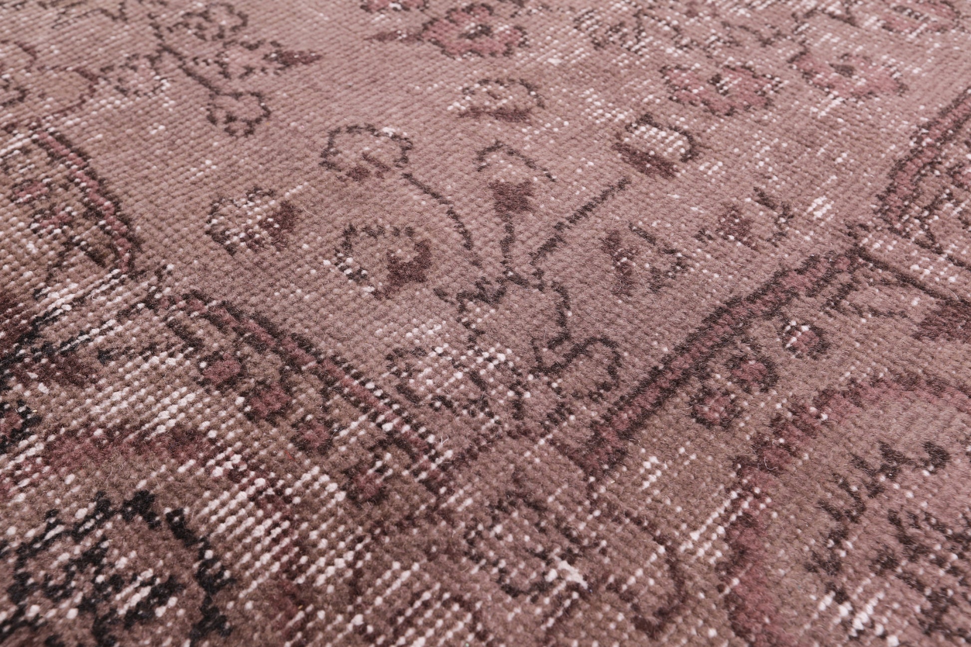 Persian Overdyed Handmade Wool Rug - 5' 7" X 9' 4" - Golden Nile