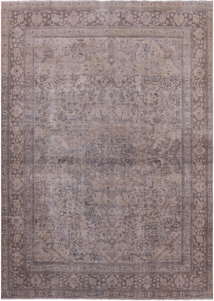 Persian Overdyed Handmade Wool Area Rug - 6' 9" X 9' 7" - Golden Nile