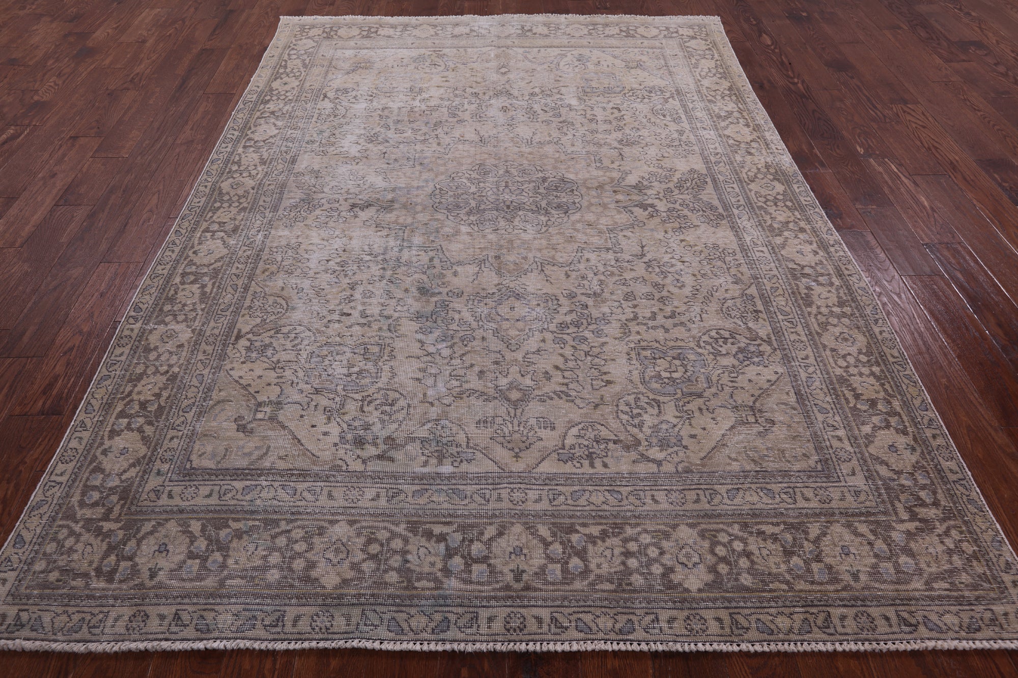 Persian Overdyed Handmade Wool Area Rug - 6' 9" X 9' 7" - Golden Nile