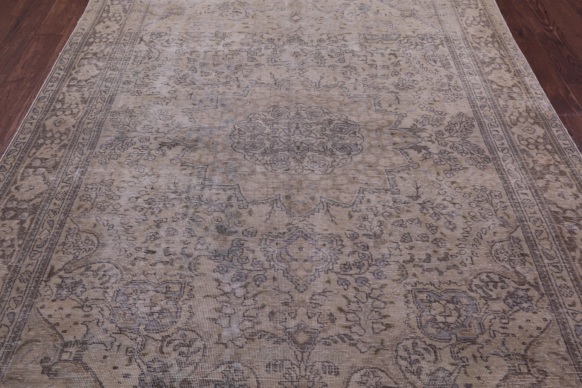 Persian Overdyed Handmade Wool Area Rug - 6' 9" X 9' 7" - Golden Nile