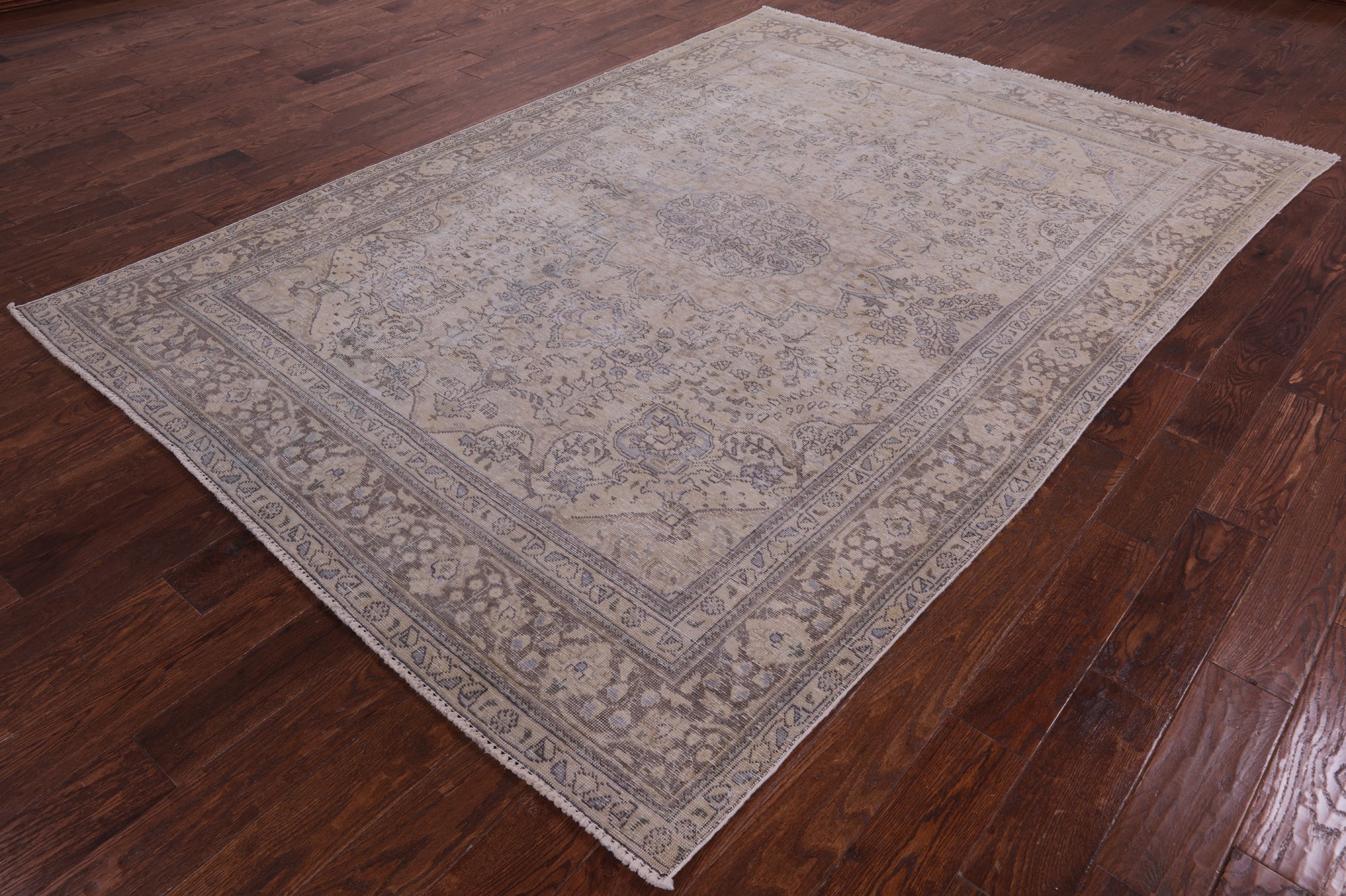 Persian Overdyed Handmade Wool Area Rug - 6' 9" X 9' 7" - Golden Nile