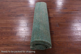 Green Persian Overdyed Hand Knotted Wool Rug - 9' 6" X 12' 10" - Golden Nile