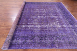 Persian Overdyed Handmade Wool Area Rug - 9' 7" X 13' 1" - Golden Nile