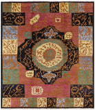 Persian Gabbeh Hand Knotted Wool Area Rug - 8' 4" X 9' 7" - Golden Nile